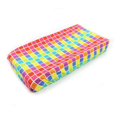 One Grace Place Terrific Tie Dye - Changing Squares Pad Cover