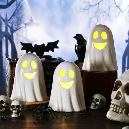 Chziua Night Lights Featured Halloween Ceramic Craft Ornament Creative Expressions Cute Night Lights(3pc)
Chziua Night Lights Featured Halloween Ceramic Craft Ornament Creative Expressions Cute Night Lights(3pc)