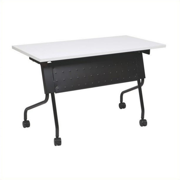 Training Table - 4' Black Frame With Grey Top