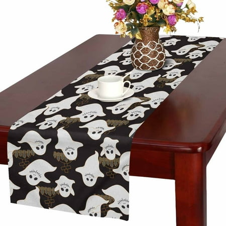 MKHERT Cartoon Ghost Table Runner Halloween Ghost Table Cloth Runner for Wedding Party Banquet Decoration 16x72 inch
MKHERT Cartoon Ghost Table Runner Halloween Ghost Table Cloth Runner for Wedding Party Banquet Decoration 16x72 inch