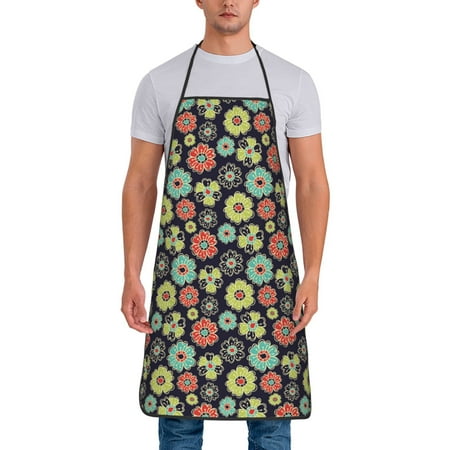 Adjustable Bib Apron - Blue Red Green Daisies Flowers Waterdrop Resistant Cooking Apron Kitchen Aprons for Men Women
Adjustable Bib Apron - Blue Red Green Daisies Flowers Waterdrop Resistant Cooking Apron Kitchen Aprons for Men Women
