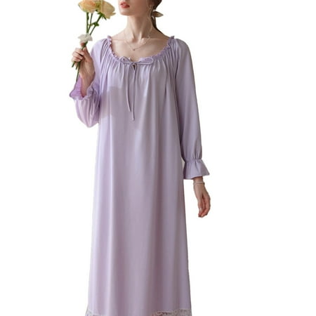 Womens Cute Sweet Princess Style Long Loose Size Pajamas