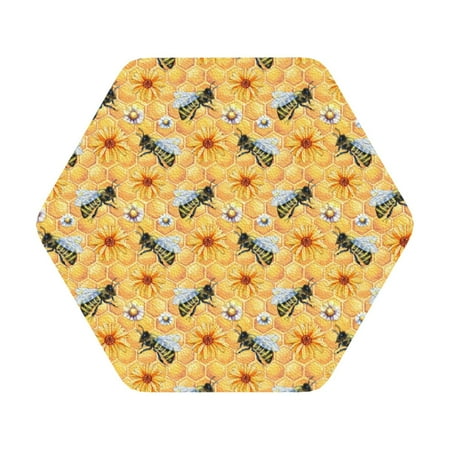 Pofeuu Bee Wasp Print Leather Coasters Set of 6 Round Cups Mugs Mat Pad for Home Kitchen Heat Resistant Drink Coasters Hexagon
Pofeuu Bee Wasp Print Leather Coasters Set of 6 Round Cups Mugs Mat Pad for Home Kitchen Heat Resistant Drink Coasters Hexagon