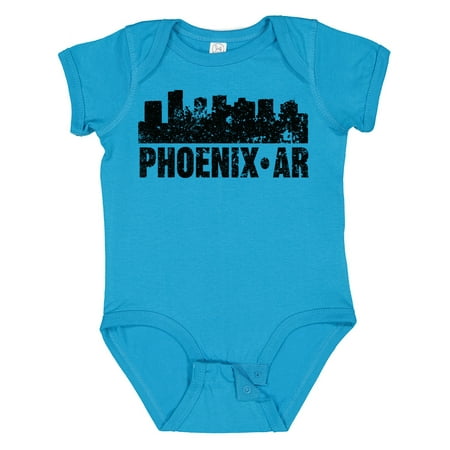 Inktastic Phoenix Skyline Grunge Gift Baby Boy or Baby Girl Bodysuit