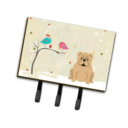 Christmas Presents Between Friends English Bulldog Fawn Leash or Key Holder
