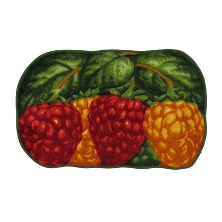 Raspberry Fruit Kitchen Mat - 19x31
