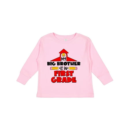 Inktastic My Big Brother is in First Grade School House with Bell Gift Toddler Boy or Toddler Girl Long Sleeve T-Shirt
Inktastic My Big Brother is in First Grade School House with Bell Gift Toddler Boy or Toddler Girl Long Sleeve T-Shirt
