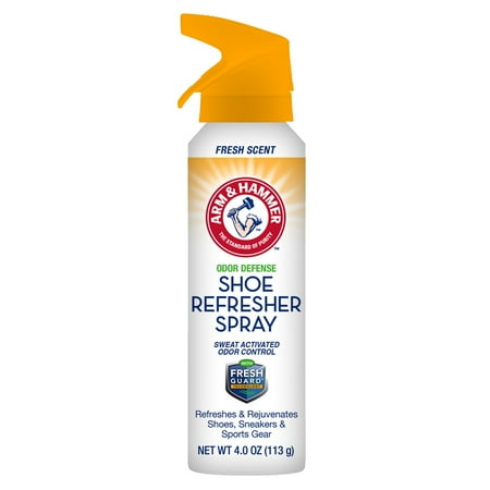 4 Pack - Arm & Hammer Odor Defense Shoe Refresher Spray 4.0 Oz Each