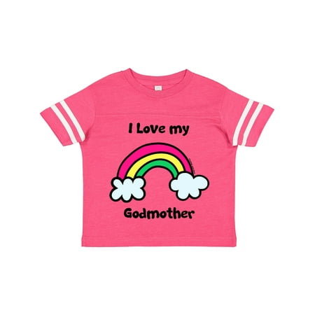 Inktastic I Love My Godmother Gift Toddler Boy or Toddler Girl T-Shirt