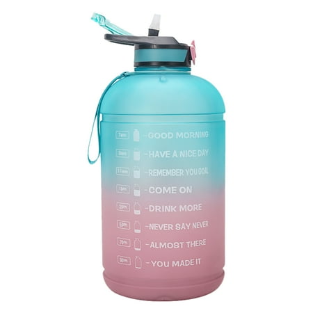 3.7L Gradiente Water Bottle w/ Time Marker Leakproof Kettle Straw Transparent w/
3.7L Gradiente Water Bottle w/ Time Marker Leakproof Kettle Straw Transparent w/