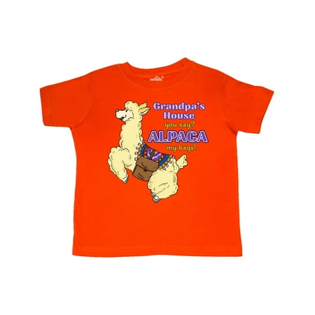 Inktastic Cute Jumping Alpaca-Grandpa s House You Say ALPACA my bags! Gift Toddler Boy or Toddler Girl T-Shirt
Inktastic Cute Jumping Alpaca-Grandpa s House You Say ALPACA my bags! Gift Toddler Boy or Toddler Girl T-Shirt