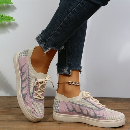 XINSHIDE Shoes Fashion Spring And Summer Women Casual Shoes Breathable Sports Lace Running Flying Woven Shoes Fashion Shoes
XINSHIDE Shoes Fashion Spring And Summer Women Casual Shoes Breathable Sports Lace Running Flying Woven Shoes Fashion Shoes
