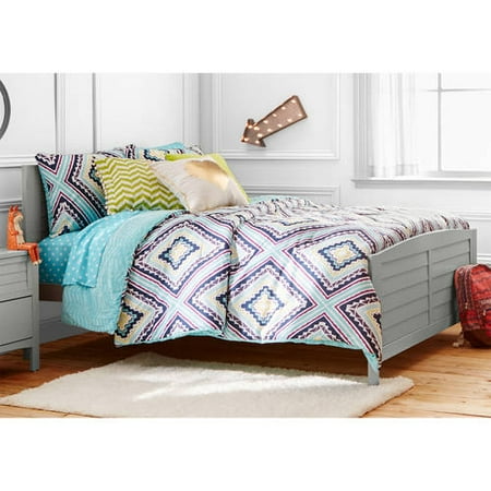 Better Homes and Gardens Kids Panama Beach Full Bed, Gray Finish