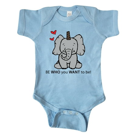 Inktastic Be Who you Want to be Gift Baby Boy or Baby Girl Bodysuit