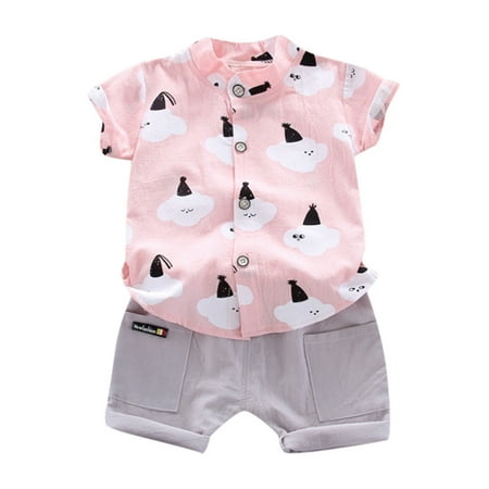 GWAABD Baby Born Clothes Toddler Baby Kids Boys Cartoon Print T-shirt Shorts Gentlement Set Outfits
GWAABD Baby Born Clothes Toddler Baby Kids Boys Cartoon Print T-shirt Shorts Gentlement Set Outfits