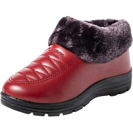 Womens Cotton Shoes Fashion Plush Warm Winter Boots Platform Non-slip Snow Shoe Ankle Booties
Womens Cotton Shoes Fashion Plush Warm Winter Boots Platform Non-slip Snow Shoe Ankle Booties