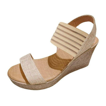 ILJNDTGBE Womens Platform Sandals Wedge Ankle Strap Open Toe Sandals Ladies Fashion Bohemian Summer Cloth Face Open Toe S
ILJNDTGBE Womens Platform Sandals Wedge Ankle Strap Open Toe Sandals Ladies Fashion Bohemian Summer Cloth Face Open Toe S