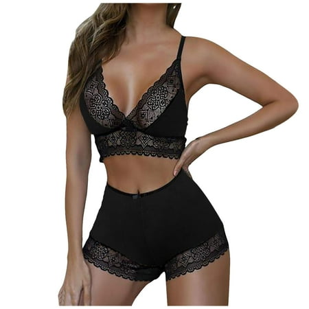 Women s Lingerie Fun Solid Color Suit Lace Edge Shorts Suit No Rims Underwears Push Up Matching Bra and Panty Sets for Women Comfy Black L
Women s Lingerie Fun Solid Color Suit Lace Edge Shorts Suit No Rims Underwears Push Up Matching Bra and Panty Sets for Women Comfy Black L