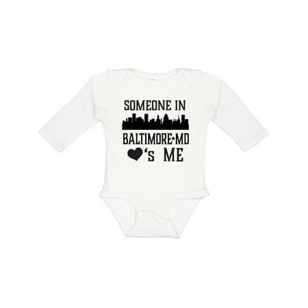 Inktastic Baltimore Maryland Someone Loves Me Skyline Gift Baby Boy or Baby Girl Long Sleeve Bodysuit
Inktastic Baltimore Maryland Someone Loves Me Skyline Gift Baby Boy or Baby Girl Long Sleeve Bodysuit