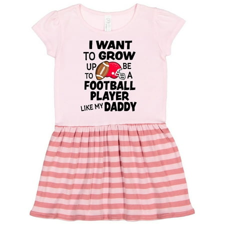 Inktastic I Want To Grow up To Be A Football Player Like My Daddy Gift Toddler Girl Dress
Inktastic I Want To Grow up To Be A Football Player Like My Daddy Gift Toddler Girl Dress