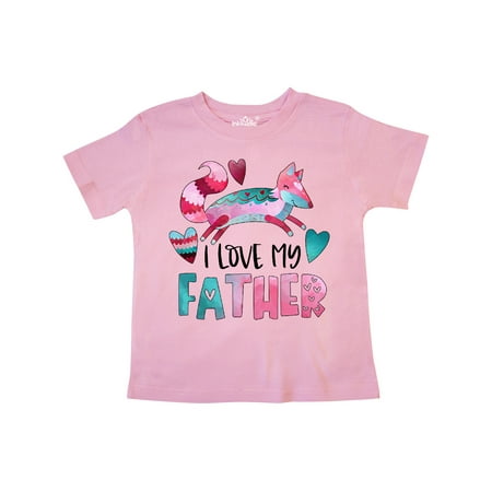 Inktastic I Love My Father Pink and Blue Fox with Hearts Gift Toddler Boy or Toddler Girl T-Shirt
Inktastic I Love My Father Pink and Blue Fox with Hearts Gift Toddler Boy or Toddler Girl T-Shirt