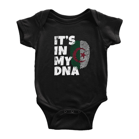 It s In My DNA Algerian Flag Country Pride Cute Baby Jumpsuits (Black 18-24 Months)
It s In My DNA Algerian Flag Country Pride Cute Baby Jumpsuits (Black 18-24 Months)