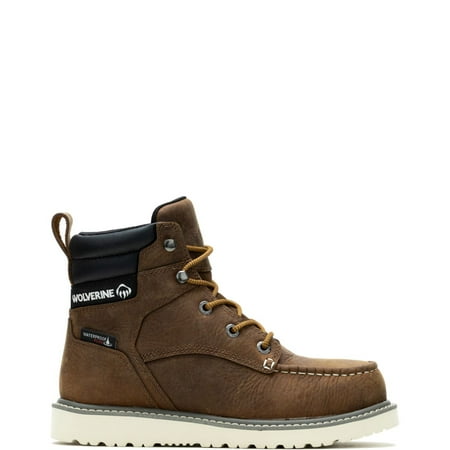 Wolverine Trade Wedge 6 Moc-Toe Steel-Toe Work Boot Women Sudan Brown