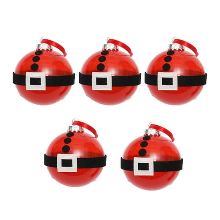 Xmarks Christmas Ball Ornaments 5pcs Christmas Santa Claus Ball Box Jar Hanging Decorations, Creative Christmas Tree Hanging Ball Pendant
Xmarks Christmas Ball Ornaments 5pcs Christmas Santa Claus Ball Box Jar Hanging Decorations, Creative Christmas Tree Hanging Ball Pendant