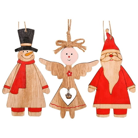 Veki Christmas Decoration Supplies Wooden Christmas Tree Old Man Angel Decorations Pendant Home Pendant Unlit Garland 9 Ft
Veki Christmas Decoration Supplies Wooden Christmas Tree Old Man Angel Decorations Pendant Home Pendant Unlit Garland 9 Ft