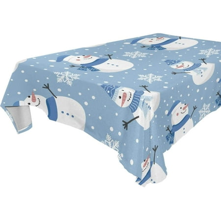 Hyjoy Winter Snowman Snowflakes Tablecloth Durable Square Table Cloth Waterproof Stain Proof Camping Tablecloths for Outdoor Picnic Family Dinner Restaurant Decoration 54 x 54 Inch
Hyjoy Winter Snowman Snowflakes Tablecloth Durable Square Table Cloth Waterproof Stain Proof Camping Tablecloths for Outdoor Picnic Family Dinner Restaurant Decoration 54 x 54 Inch