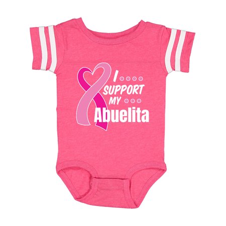 Inktastic Breast Cancer Awareness I Support My Abuelita Pink Ribbon Gift Baby Boy or Baby Girl Bodysuit
Inktastic Breast Cancer Awareness I Support My Abuelita Pink Ribbon Gift Baby Boy or Baby Girl Bodysuit