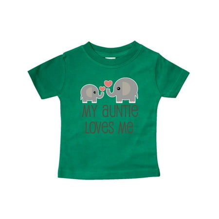 Inktastic My Auntie Loves Me Gift Baby Boy or Baby Girl T-Shirt