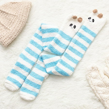 Tangnade Fashion Womwn Coral Fleece Socks Over The Knee Thicken Warm Sleeping Towel Striped Socks
Tangnade Fashion Womwn Coral Fleece Socks Over The Knee Thicken Warm Sleeping Towel Striped Socks