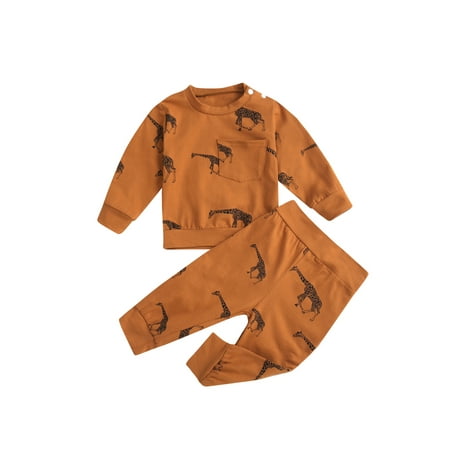 Calsunbaby 2PCS Infant Unisex Baby Tracksuit Dinosaur Print Long Sleeves Pullover Shirt Pants
Calsunbaby 2PCS Infant Unisex Baby Tracksuit Dinosaur Print Long Sleeves Pullover Shirt Pants