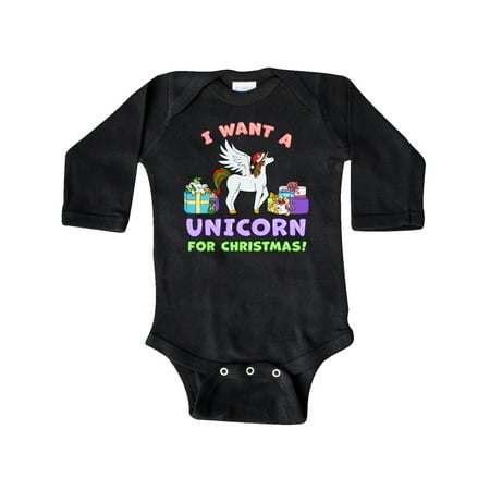 Inktastic I Want a Unicorn for Christmas with Presents Gift Baby Boy or Baby Girl Long Sleeve Bodysuit
Inktastic I Want a Unicorn for Christmas with Presents Gift Baby Boy or Baby Girl Long Sleeve Bodysuit