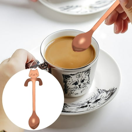 Dinnerware Sets Cat Spoon Short Handle Spoons Flatware Coffee Drinking Tools Kitchen Gadge
Dinnerware Sets Cat Spoon Short Handle Spoons Flatware Coffee Drinking Tools Kitchen Gadge