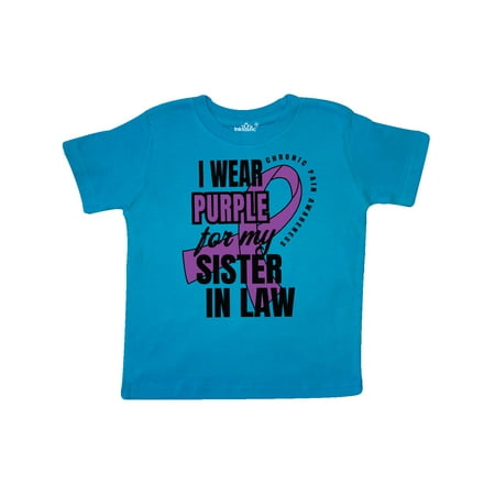 Inktastic Chronic Pain I Wear Purple For My Sister in Law Gift Toddler Boy or Toddler Girl T-Shirt
Inktastic Chronic Pain I Wear Purple For My Sister in Law Gift Toddler Boy or Toddler Girl T-Shirt