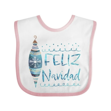 Inktastic Feliz Navidad Blue Christmas Ornament Gift Baby Boy or Baby Girl Bib
Inktastic Feliz Navidad Blue Christmas Ornament Gift Baby Boy or Baby Girl Bib