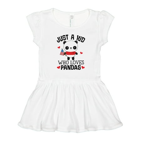 Inktastic Panda Lover Cute Childs Gift Toddler Girl Dress