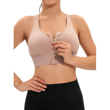SHCKE Women s Zip Front Sports Bra Cross Back Workout Yoga Bras Tops Post-Surgery Bra Medium Impact Support Active Yoga Bra with Removable Pads
SHCKE Women s Zip Front Sports Bra Cross Back Workout Yoga Bras Tops Post-Surgery Bra Medium Impact Support Active Yoga Bra with Removable Pads