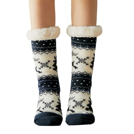 Ekeka New Arrivals Christmas Elk Thick Winter Warm Women Socks Artificial Fleece Lined
Ekeka New Arrivals Christmas Elk Thick Winter Warm Women Socks Artificial Fleece Lined