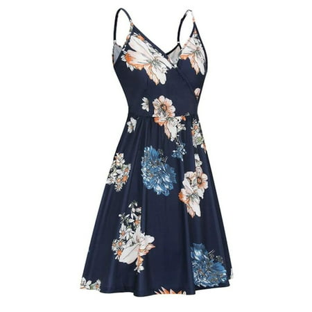 Pink Dress Valentines Dress for Women Women s V-Neck Floral Strap Summer Casual Swing Dress with Pocket Dress on Clearance Summer Dresses White Dress Women Womens Tops Dressy Casual Blue L
Pink Dress Valentines Dress for Women Women s V-Neck Floral Strap Summer Casual Swing Dress with Pocket Dress on Clearance Summer Dresses White Dress Women Womens Tops Dressy Casual Blue L