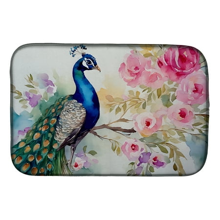 Peacock Dish Drying Mat DAC3257