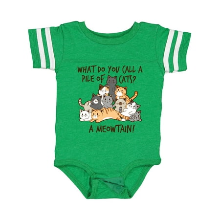 Inktastic What Do You Call a Pile of Cats a MEOWTAIN! Gift Baby Boy or Baby Girl Bodysuit
Inktastic What Do You Call a Pile of Cats a MEOWTAIN! Gift Baby Boy or Baby Girl Bodysuit