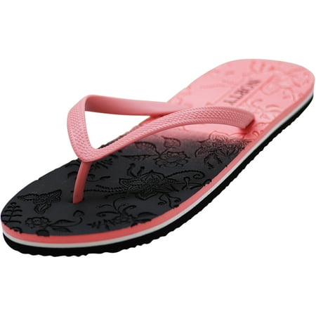 NORTY Womens Flip Flops Adult Female Sandals Salmon - Runs 1 Size Small
