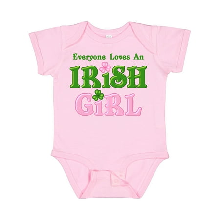 Inktastic Loves an Irish Girl Gift Baby Girl Bodysuit