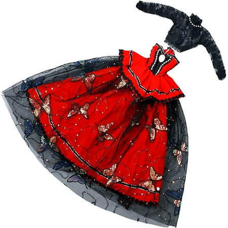 Miniature Clothes Dress Butterfly Queen Dress Mini Vintage Lace Dress Dressing Up Props for Miniature People Costume
Miniature Clothes Dress Butterfly Queen Dress Mini Vintage Lace Dress Dressing Up Props for Miniature People Costume