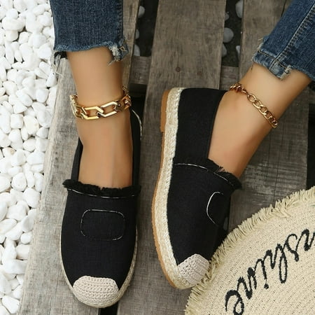 〖Yilirongyumm〗 Black 40 Sandals Women Espadrille Flats For Women Slip On Shallow Mouth Simple Single Shoes Casual Shoes Work Shoes
〖Yilirongyumm〗 Black 40 Sandals Women Espadrille Flats For Women Slip On Shallow Mouth Simple Single Shoes Casual Shoes Work Shoes