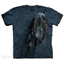 Mountain 8038424 Forever Friesian Mens T-Shirt, 2XL