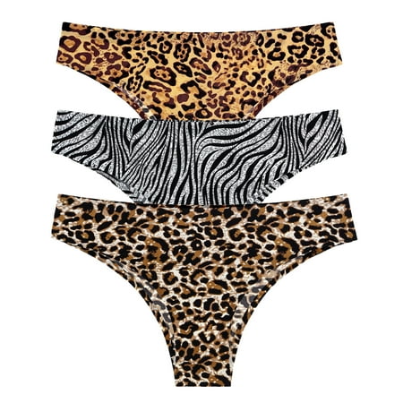 Womens Temptation Low-Waist Transparent Thongs